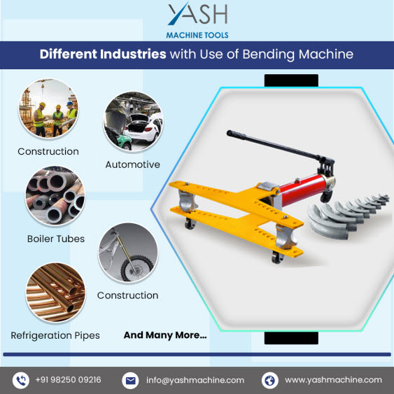 Different Industries with Use of Bending Machine